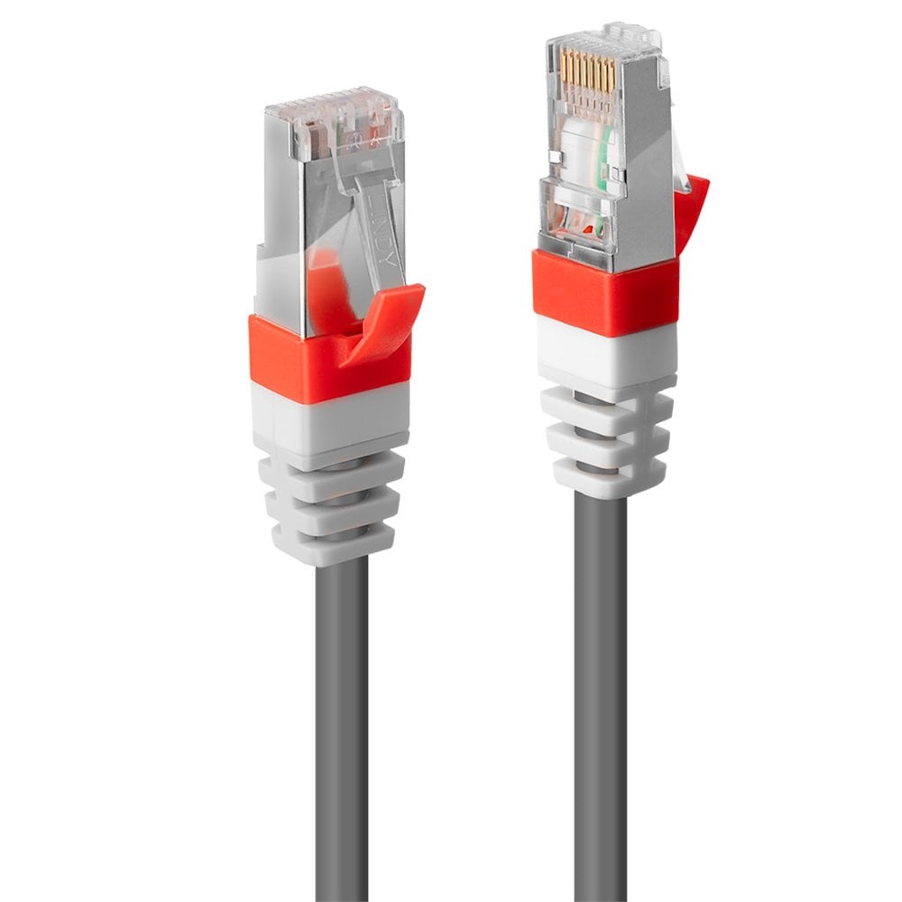 Lindy 2m Cat.6A S/FTP LSZH Network Cable, Grey | 45353 LAN / Ethernet Cable Lindy
