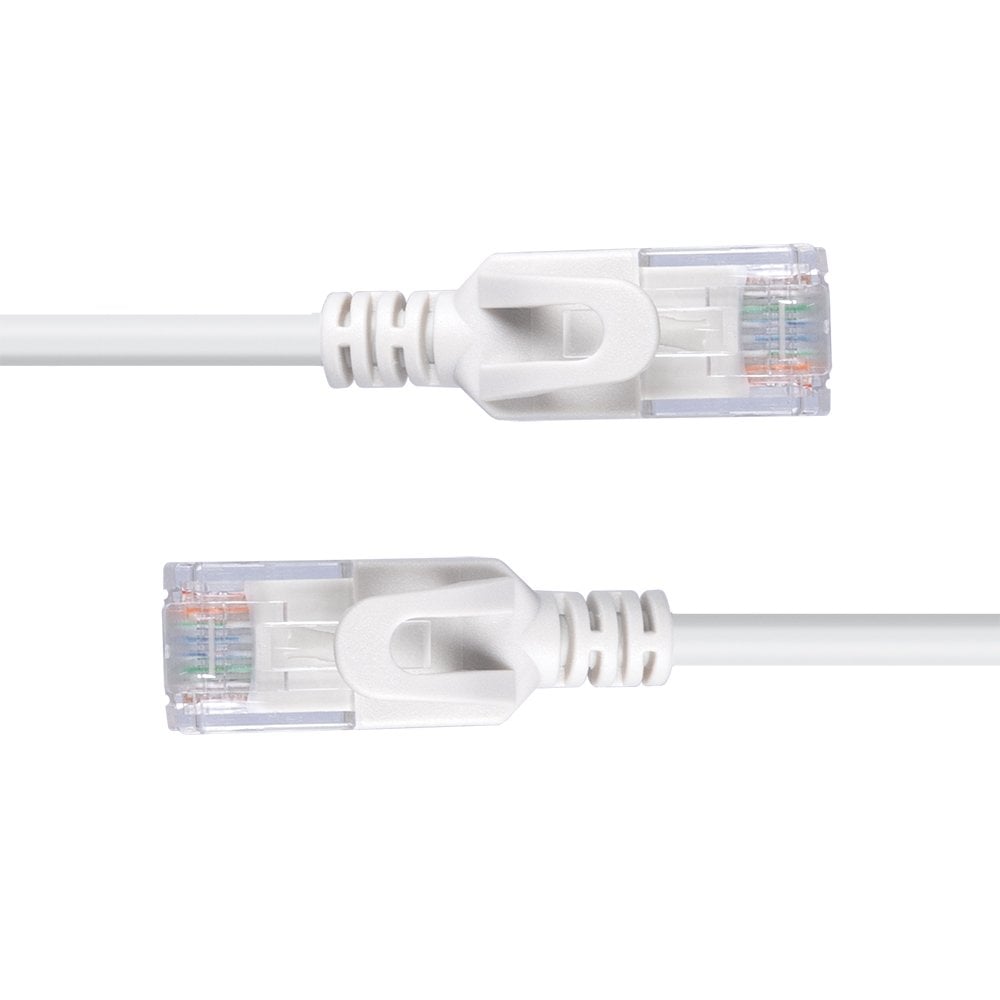 Lindy 2m Cat.6A U/UTP Ultra Slim Network Cable, Grey | 47584 LAN / Ethernet Cable Lindy