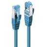 Lindy 2m CAT6a S/FTP LS0H Snagless Gigabit Network Cable, Blue | 47149