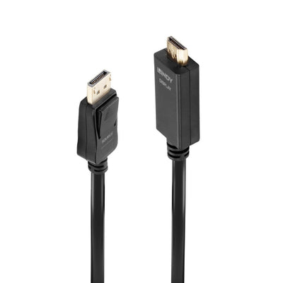 Lindy 2m Display Port to HDMI 4K30Hz Adapter Cable | 36922 Lindy HDMI Cable Lindy