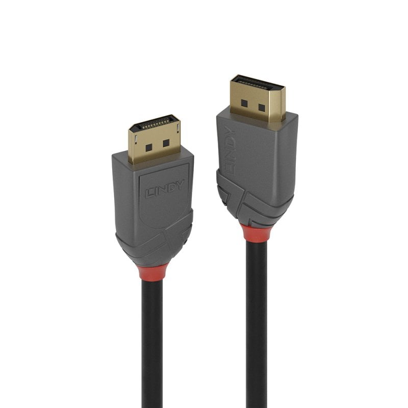 Lindy 2m DisplayPort 1.4 Cable, Anthra Line | 36482 DisplayPort Cable Lindy