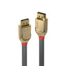 Lindy 2m DisplayPort 1.4 Cable, Gold Line | 36292