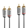 Lindy 2m Dual Phono Audio Cable, Cromo Line | 35346