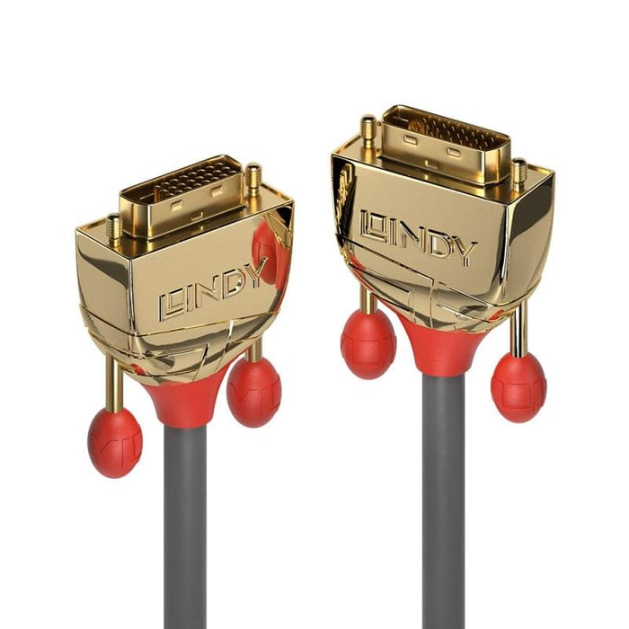 Lindy 2m DVI-D Dual Link Cable, Gold Line | 36202 Lindy Cable Lindy