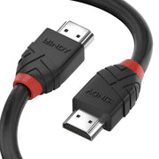Lindy 2m High Speed HDMI Cable, Black Line | 36472 USB Cable Lindy