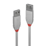 Lindy 2m USB 2.0 Type A Extension Cable, Anthra Line, Grey | 36713