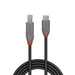 Lindy 2m USB 3.2 Type C to B Cable, Anthra Line | 36667 USB-C Cable Lindy