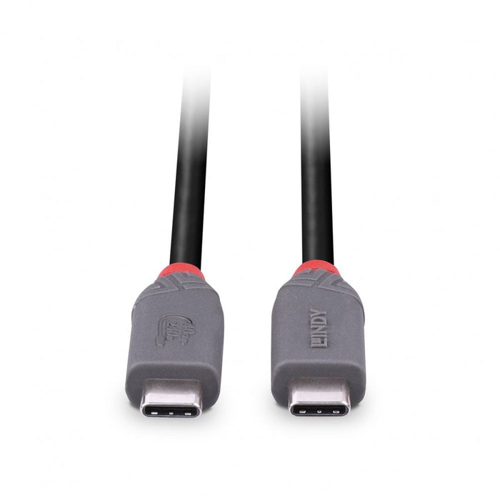 Lindy 2m USB 4 240W Type C Cable, Anthra Line | 36958 USB-C Cable Lindy