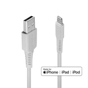 Lindy 2m USB to Lightning Cable, White | 31327 USB Cable Lindy