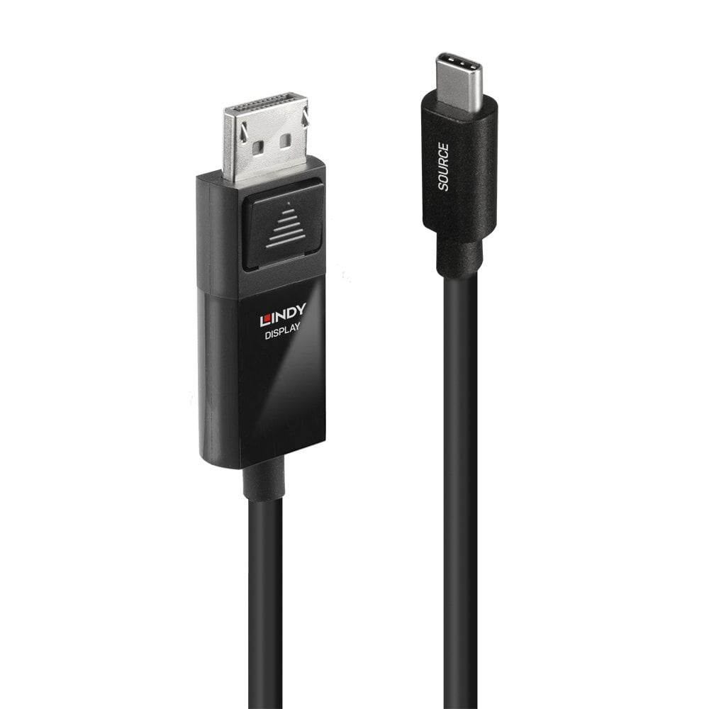 Lindy 2m USB Type C to DP 8K60 Adapter Cable | 43342 USB Cable Lindy