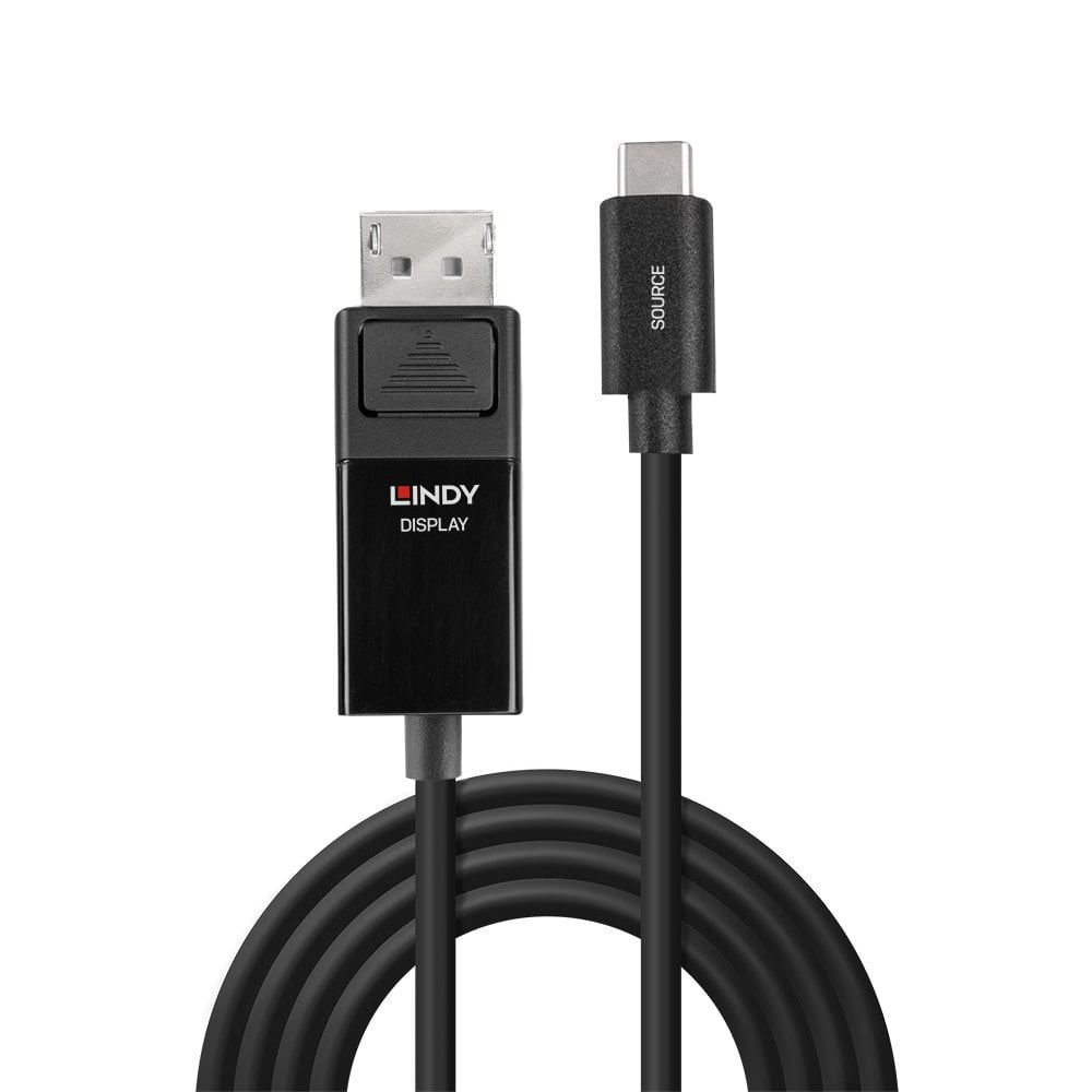 Lindy 2m USB Type C to DP 8K60 Adapter Cable | 43342 USB Cable Lindy