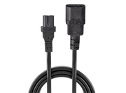Lindy 2m IEC C14 to IEC C7 (Figure 8) Power Cable | 30312 Power Cable Lindy