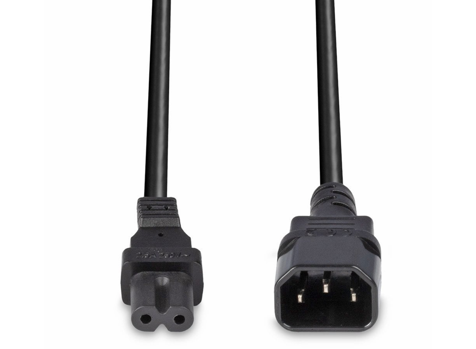 Lindy 2m IEC C14 to IEC C7 (Figure 8) Power Cable | 30312 Power Cable Lindy