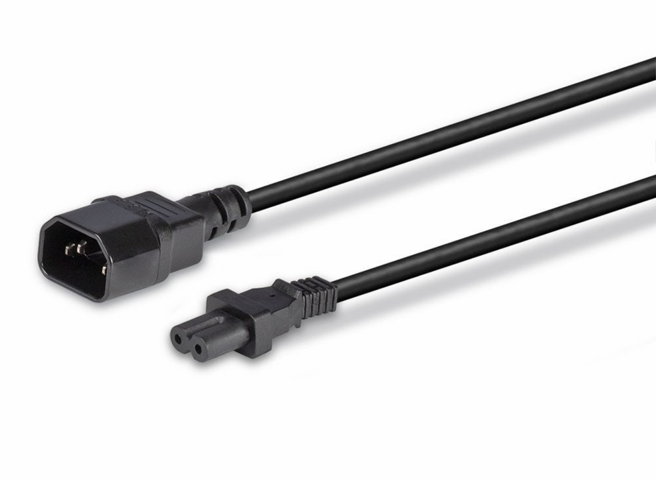Lindy 2m IEC C14 to IEC C7 (Figure 8) Power Cable | 30312