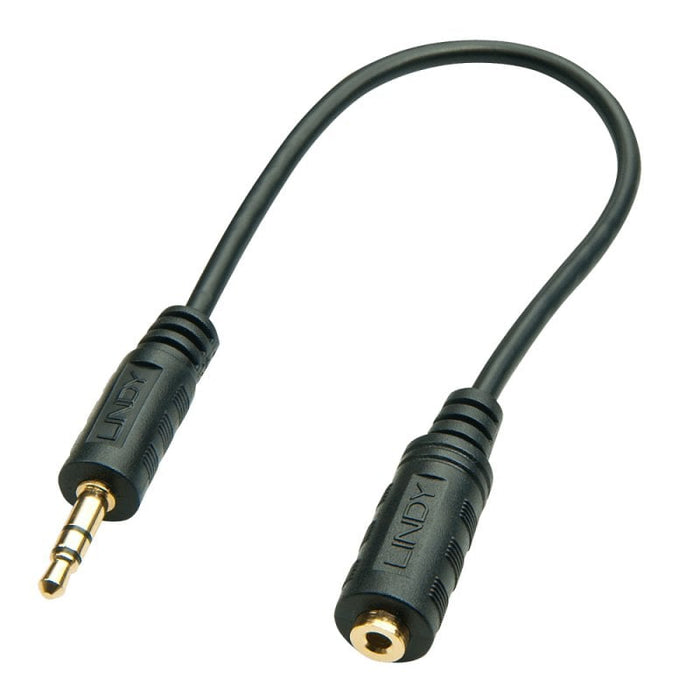Lindy 3.5mm Male to 2.5mm Female Audio Adapter | 35699 Adapter Cables Lindy