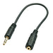 Lindy 3.5mm Male to 2.5mm Female Audio Adapter | 35699 Adapter Cables Lindy