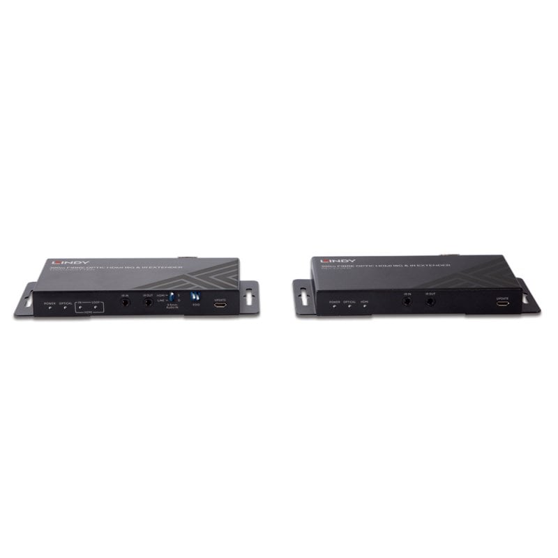 Lindy 300m/1000m Fibre Optic HDMI 4K60 IR RS232 & Audio Extender | 38174 AV Extender Lindy