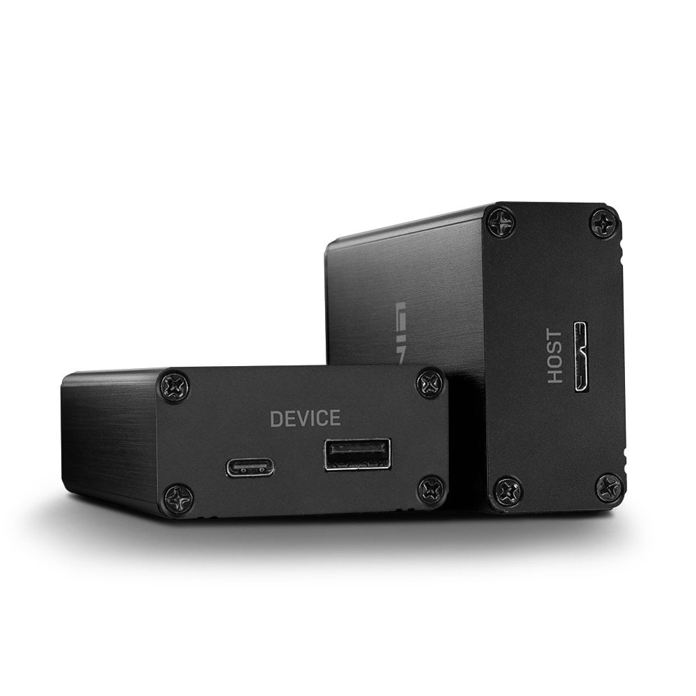 Lindy 300m 2 Port Fibre Optic USB 3.0 Extender | 43363 AV Extender Lindy