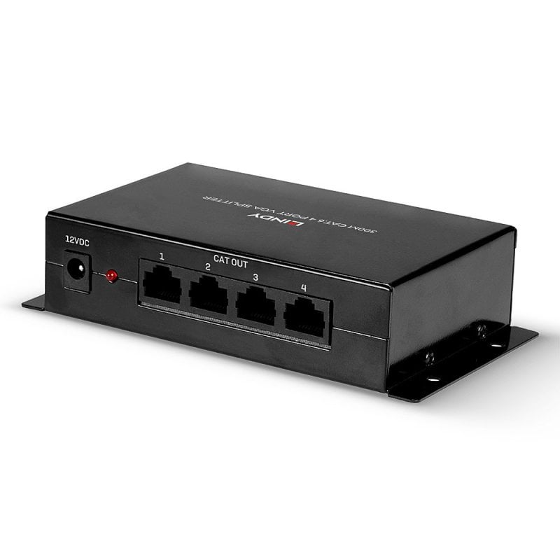 Lindy 300m Cat.6 4 Port VGA Splitter Extender Transmitter | 35403 AV Extender Lindy