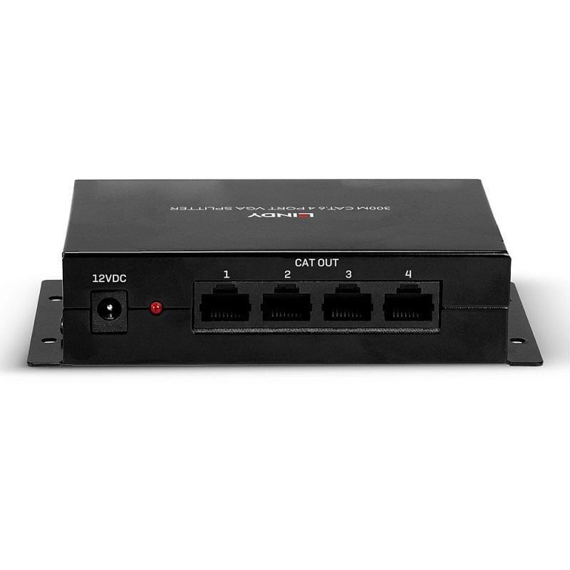 Lindy 300m Cat.6 4 Port VGA Splitter Extender Transmitter | 35403 AV Extender Lindy