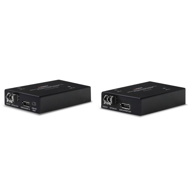 Lindy 300m Fibre Optic DisplayPort 1.2 & USB KVM Extender | 39376 AV Extender Lindy