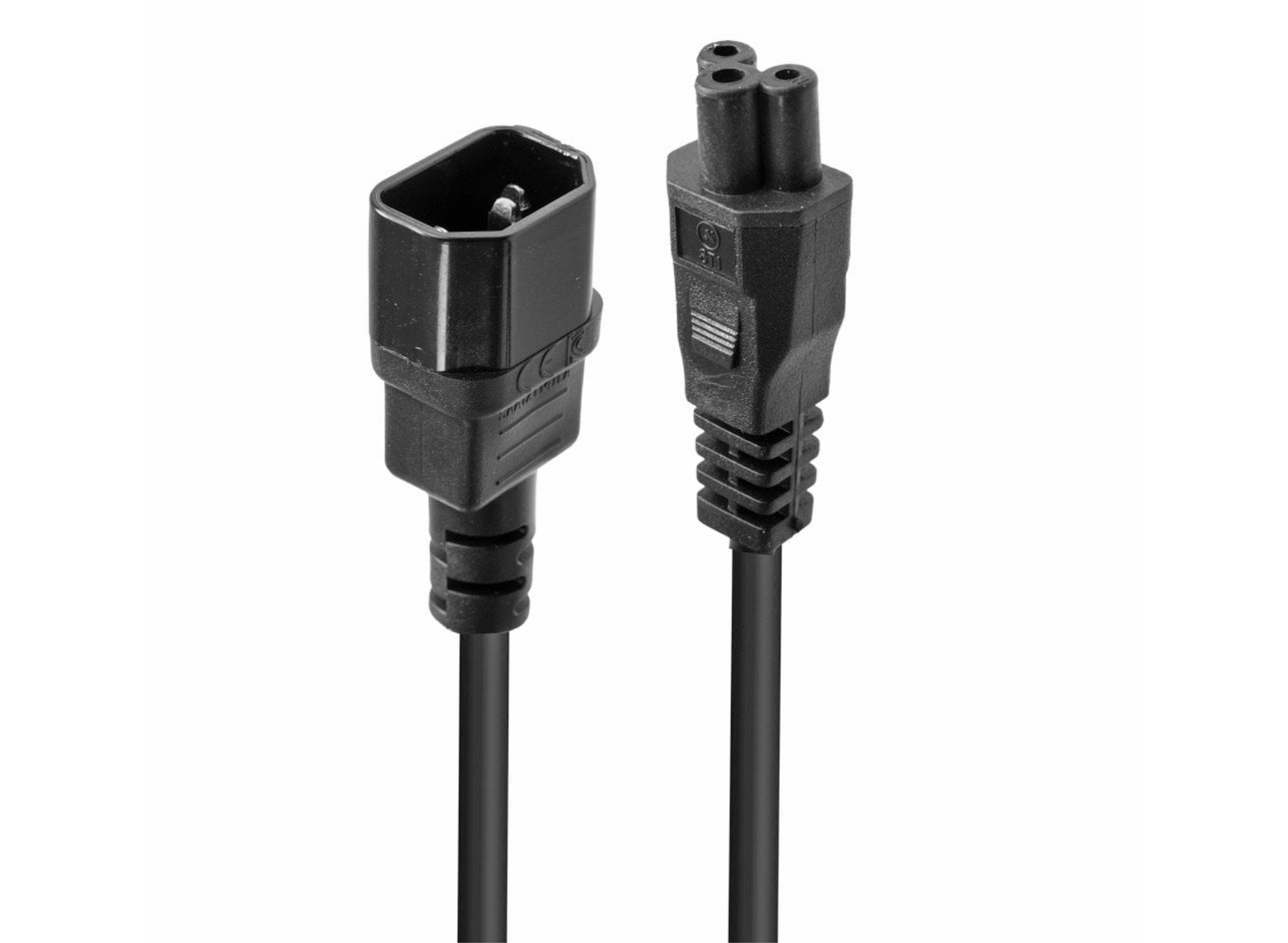 Lindy 3m C5 to C14 Mains Cable, Lead Free | 30342 Power Cable Lindy