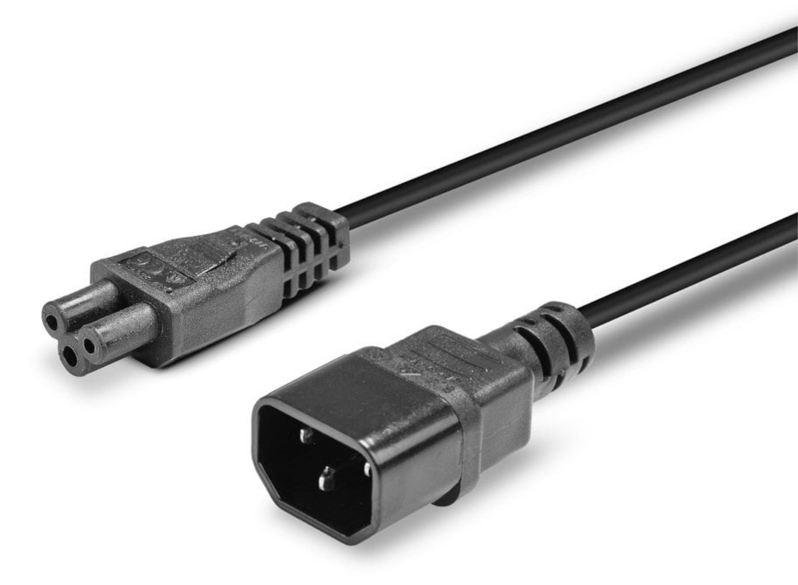 Lindy 3m C5 to C14 Mains Cable, Lead Free | 30342 Power Cable Lindy
