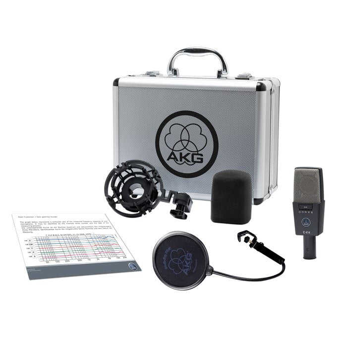 AKG C414-XLS Reference Multipattern Condenser Microphone | 3059X00050 Microphones AKG