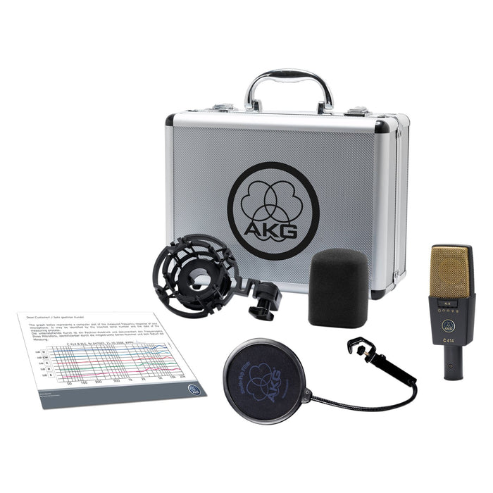 AKG C414 XLII Reference Multipattern Condenser Microphone | 3059X00060 Microphones AKG