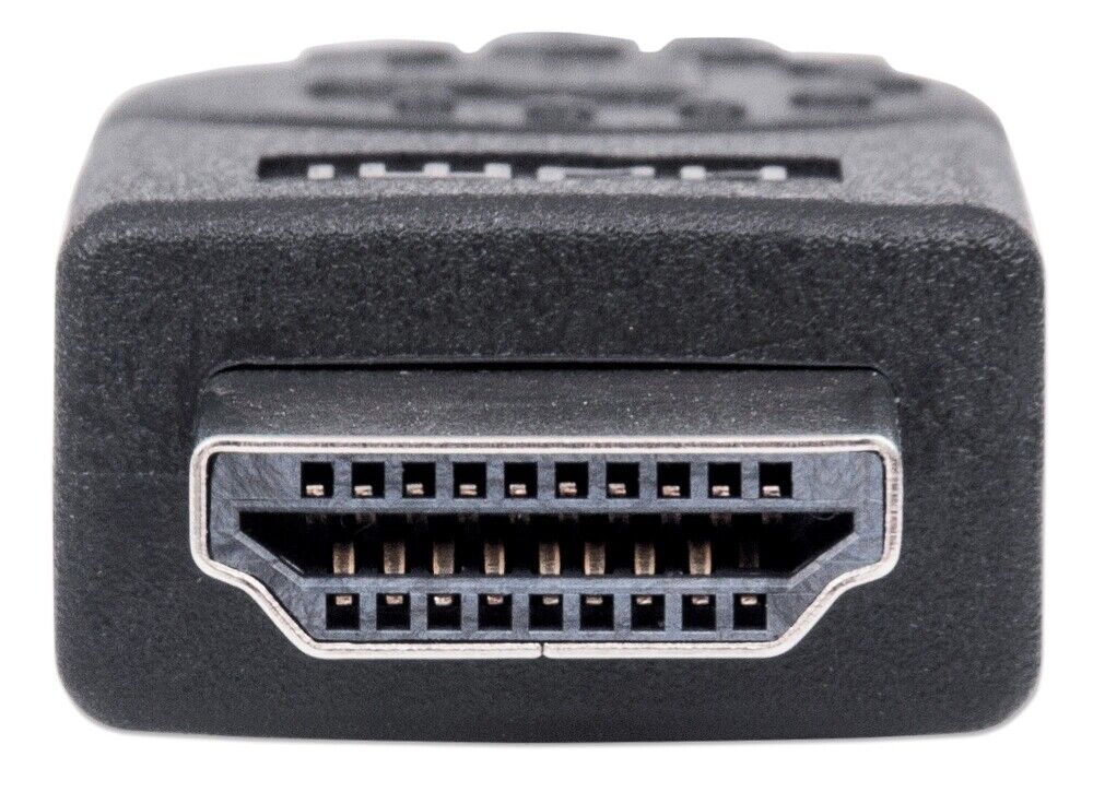 Manhattan 306119 HDMI Cable 1.8M 4K/30Hz Male To Male Black Polybag HDMI Cable Manhattan