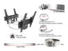 Multibrackets Pro Series M Wallmount Column Dual - (32"-65")