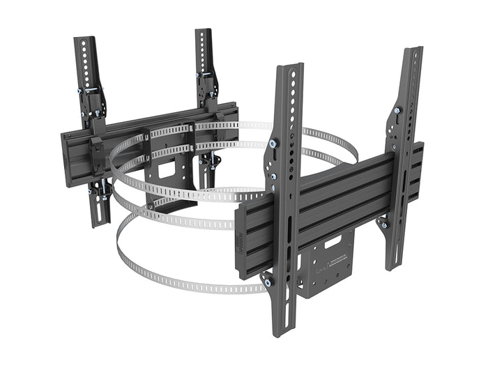 Multibrackets Pro Series M Wallmount Column Dual - (32"-65") Wall Mount Bracket Multibrackets