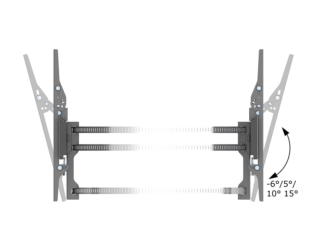Multibrackets Pro Series M Wallmount Column Dual - (32"-65") Wall Mount Bracket Multibrackets