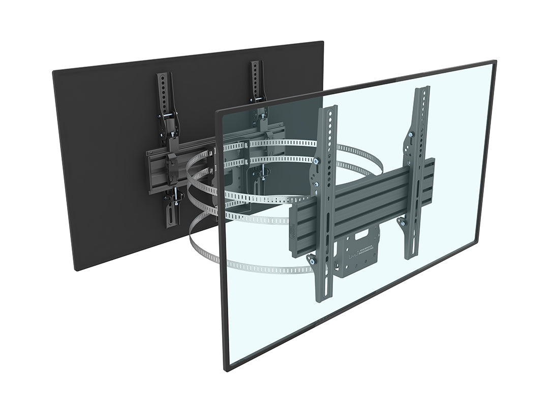 Multibrackets Pro Series M Wallmount Column Dual - (32"-65") Wall Mount Bracket Multibrackets