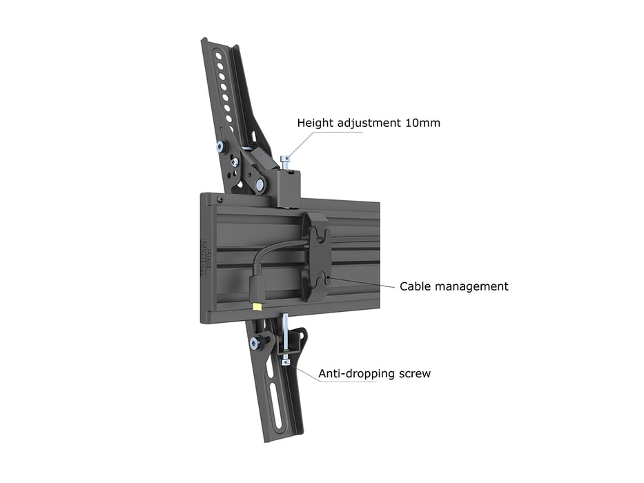 Multibrackets Pro Series M Wallmount Column Dual - (32"-65")