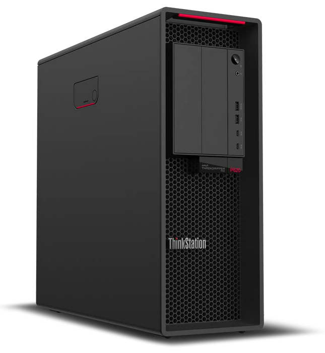 Lenovo ThinkStation P620 AMD Ryzen Threadripper PRO 5965WX 64 GB DDR4-SDRAM 1 TB SSD Windows 11 Pro Tower Workstation Black | 30E000TXUK