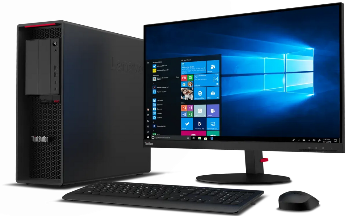 Lenovo ThinkStation P620 AMD Ryzen Threadripper PRO 5965WX 64 GB DDR4-SDRAM 1 TB SSD Windows 11 Pro Tower Workstation Black | 30E000TXUK