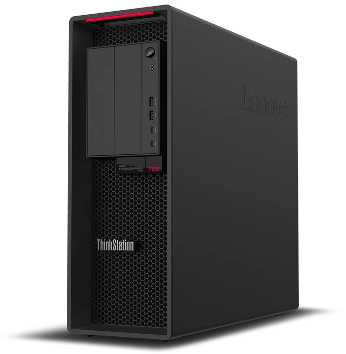 Lenovo ThinkStation P620 AMD Ryzen Threadripper PRO 5965WX 64 GB DDR4-SDRAM 1 TB SSD Windows 11 Pro Tower Workstation Black | 30E000TXUK