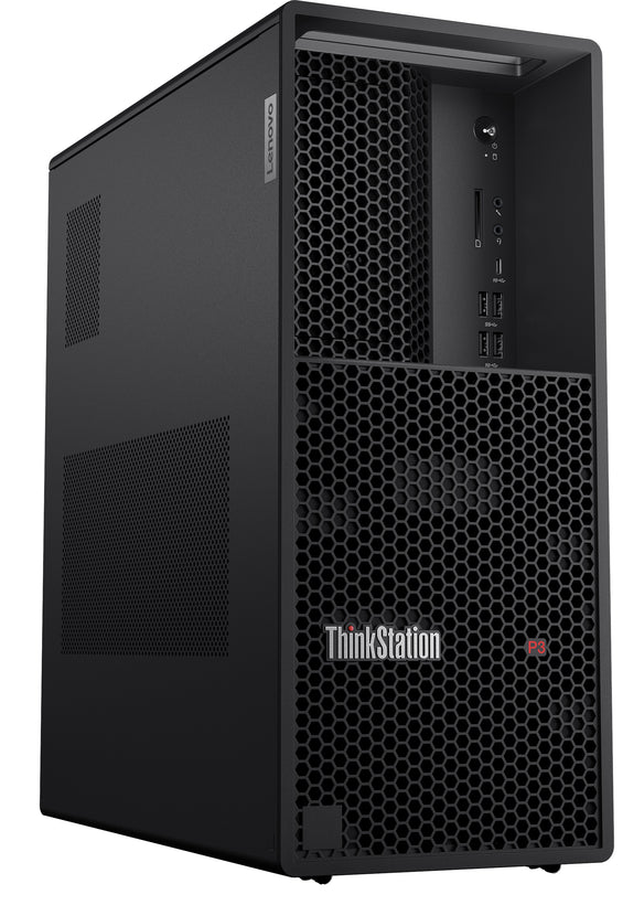 Lenovo ThinkStation P3 30GS000RUK Intel Core i7 Hexadeca-core (16 Core) i7-13700 13th Gen 2.10 GHz 32 GB DDR5 SDRAM RAM 1 TB SSD Workstation Desktop PC Lenovo