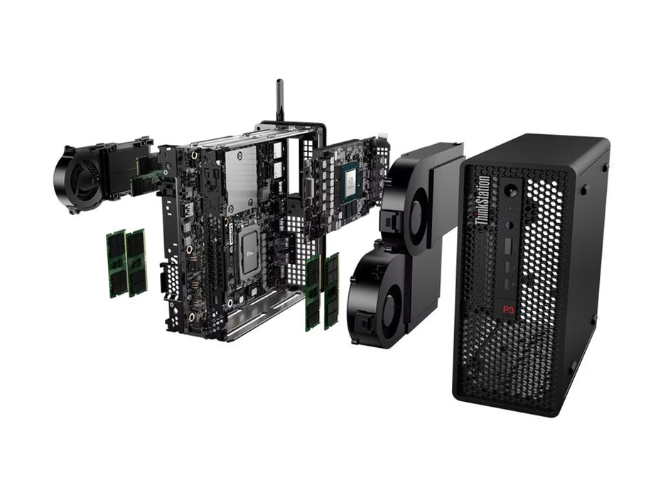 Lenovo ThinkStation P3 Ultra Core i7-14700 16GB RAM 512GB SSD Win11 Pro Workstation | 30HA0048UK PCs/Workstations Lenovo