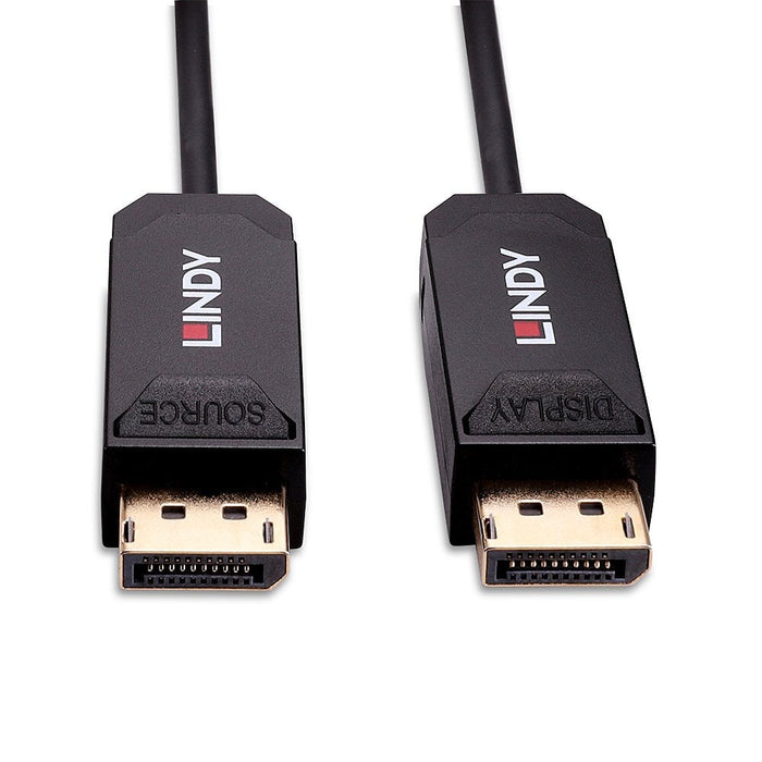Lindy 30m Fibre Optic Hybrid DP 2.0 UHBR10 Cable | 38523 Lindy HDMI Cable Lindy