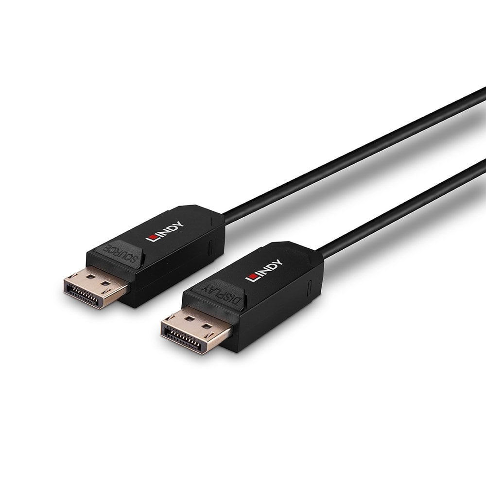 Lindy 30m Fibre Optic Hybrid DP 2.0 UHBR10 Cable | 38523 HDMI Cable Lindy
