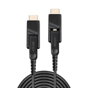 Lindy 30m Fibre Optic Hybrid Micro-HDMI 18G Cable with Detachable HDMI & DVI Connectors | 38322 Adapter / Converter Lindy