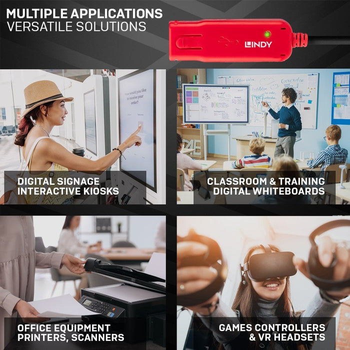 Lindy 30m USB 2.0 Active Extension Pro | 42923 USB Cable Lindy