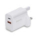 Lindy 30W USB Type A & C Charger UK Plug | 73425 Smart Device Chargers Lindy
