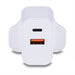 Lindy 30W USB Type A & C Charger UK Plug | 73425 Smart Device Chargers Lindy