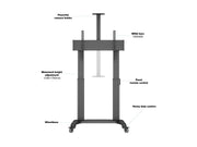 Multibrackets 65"-110" MB3120 M Motorized Height-Adjustable Mobile Display Trolley Motorised Trolley Multibrackets