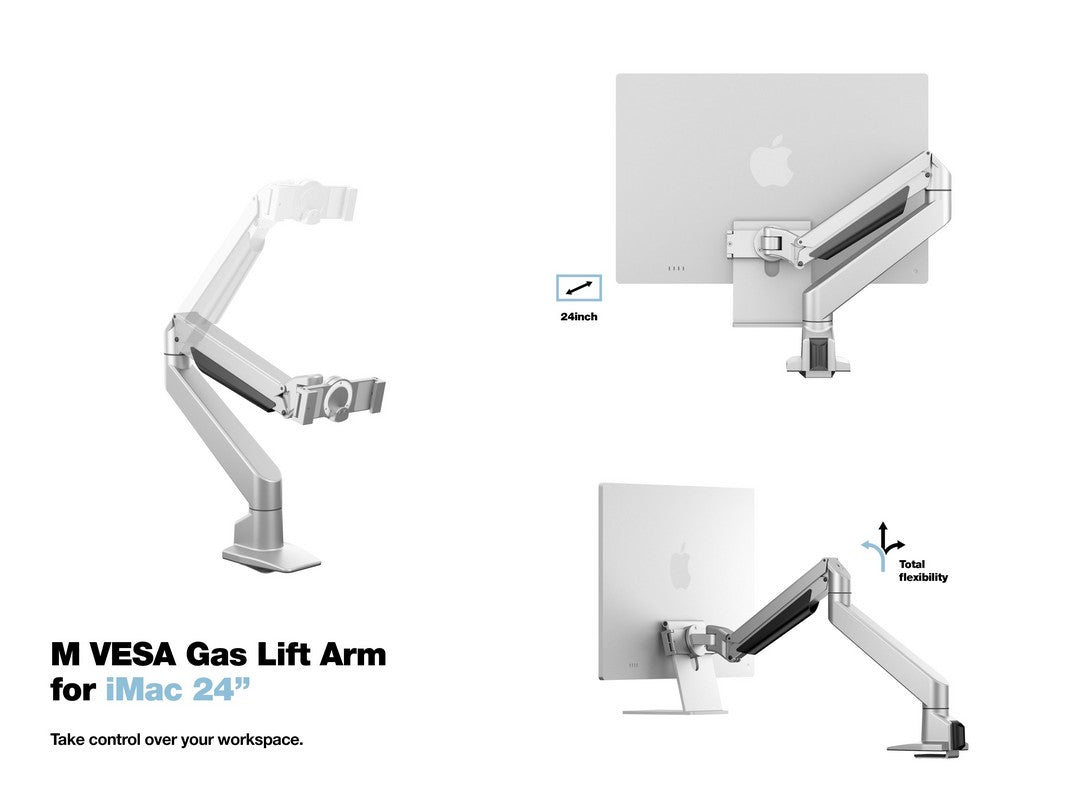 Multibrackets Up to 24" M Gas Lift Arm iMac® | 7350105213144 Monitor Arm Desk Mount Multibrackets