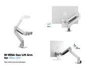 Multibrackets Up to 24" M Gas Lift Arm iMac® | 7350105213144 Monitor Arm Desk Mount Multibrackets