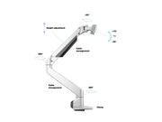 Multibrackets Up to 24" M Gas Lift Arm iMac® | 7350105213144 Monitor Arm Desk Mount Multibrackets